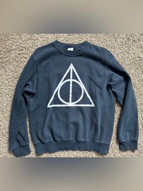 Deathly Hallows Harry Potter Crewneck Sweater